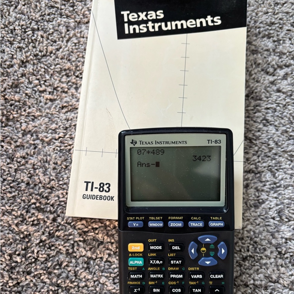 Texas Instruments TI-83 graphing calculator